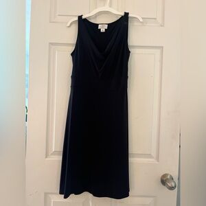 Black LOFT scoop neck dress